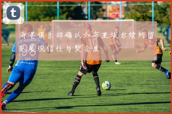 海港俱乐部确认加布里埃尔续约留队展现信任与契合度